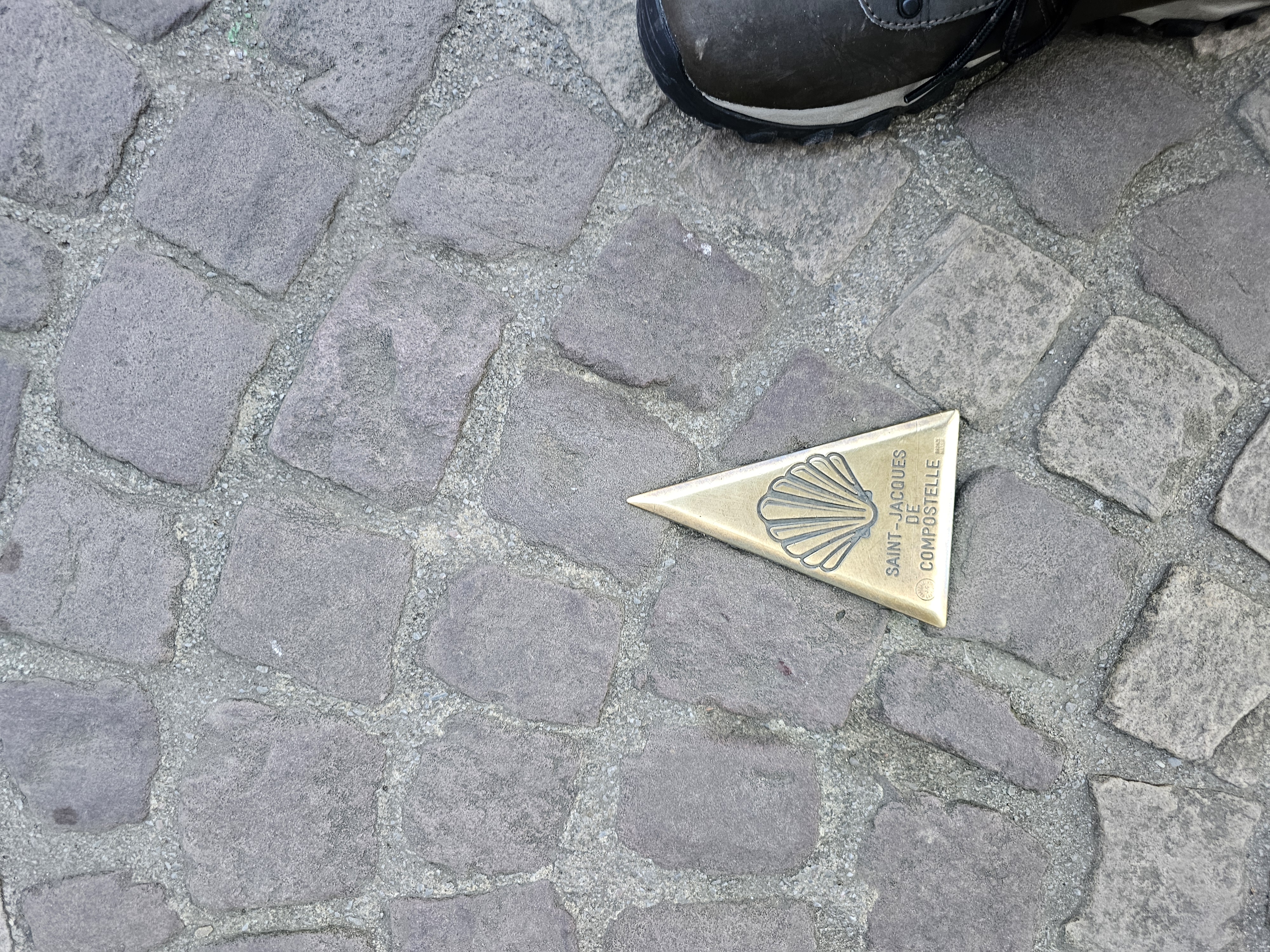 first marker for the Camino Frances in St Jean Pied de Port