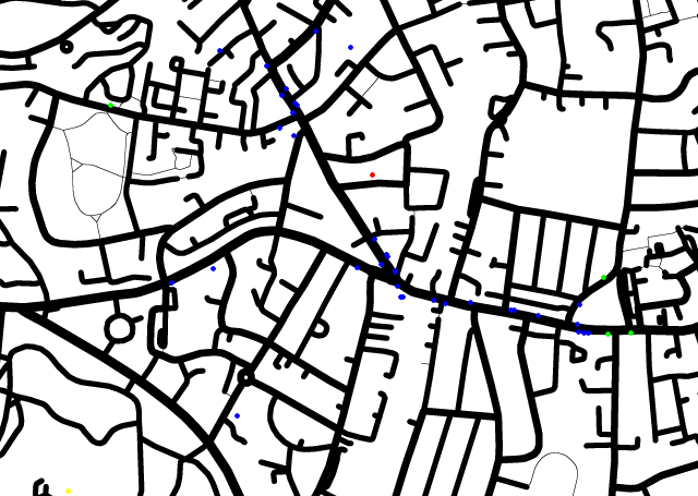 route that is not connecting.